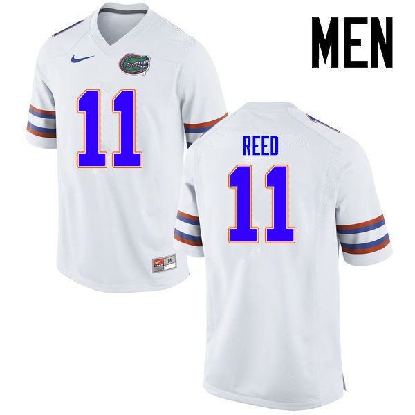 Florida Gators Men #11 Jordan Reed College Football Jerseys White